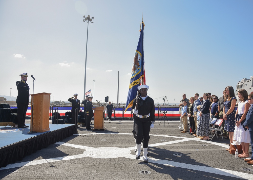 USS Germantown (LSD 42) Change of Command Ceremony