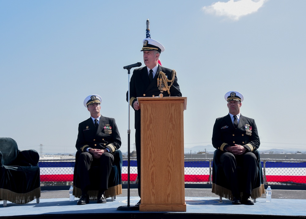 USS Germantown (LSD 42) Change of Command Ceremony