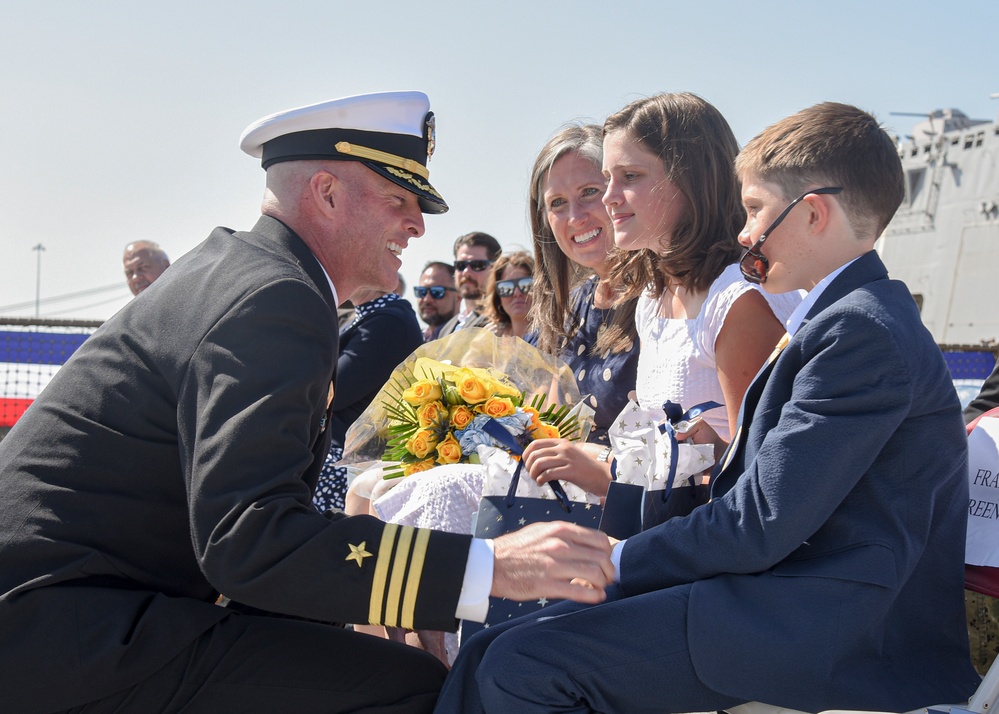 USS Germantown (LSD 42) Change of Command Ceremony