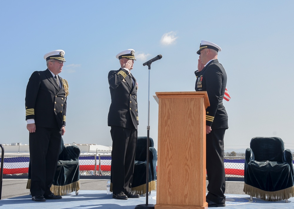 USS Germantown (LSD 42) Change of Command Ceremony