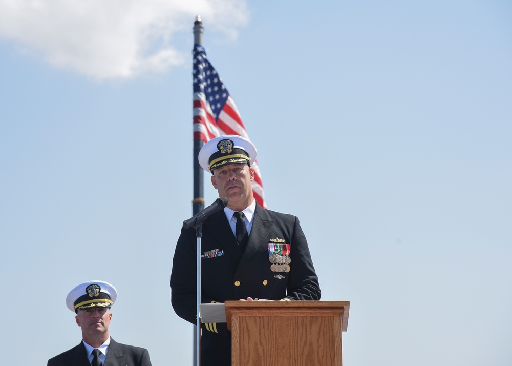 USS Germantown (LSD 42) Change of Command Ceremony