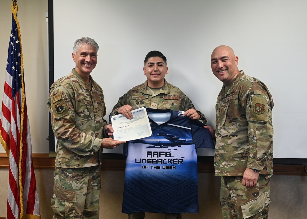 Linebacker of the Week: Senior Airman Alex Quiroz