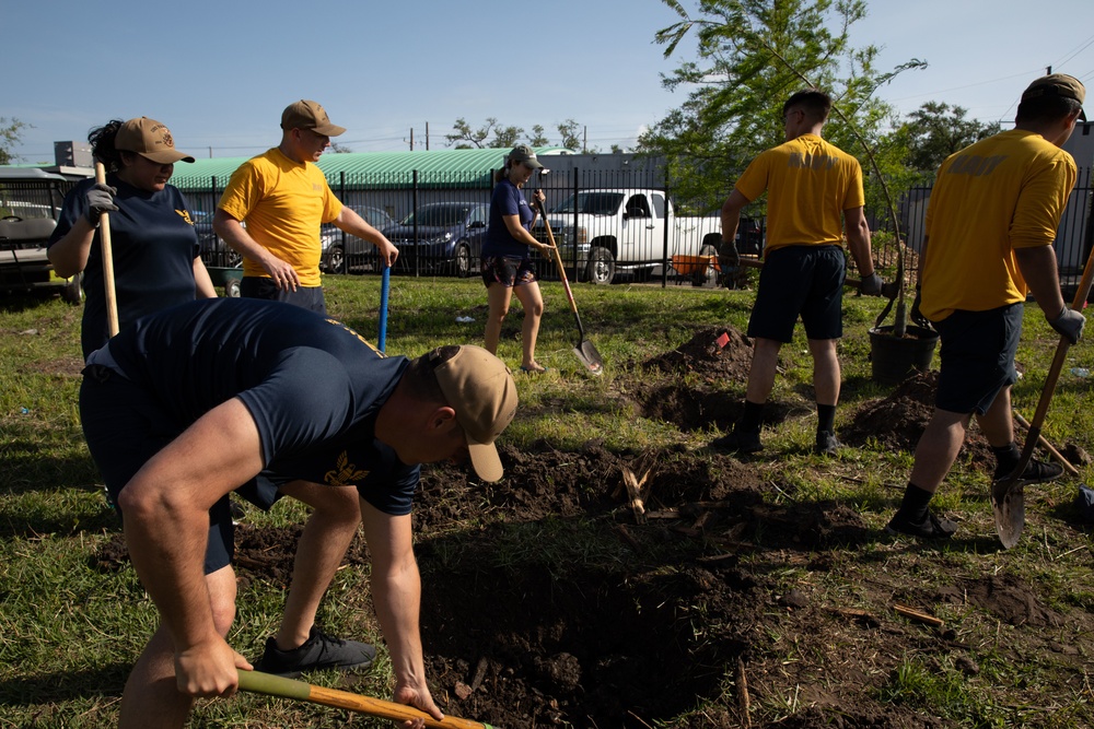 Service Members Give Back