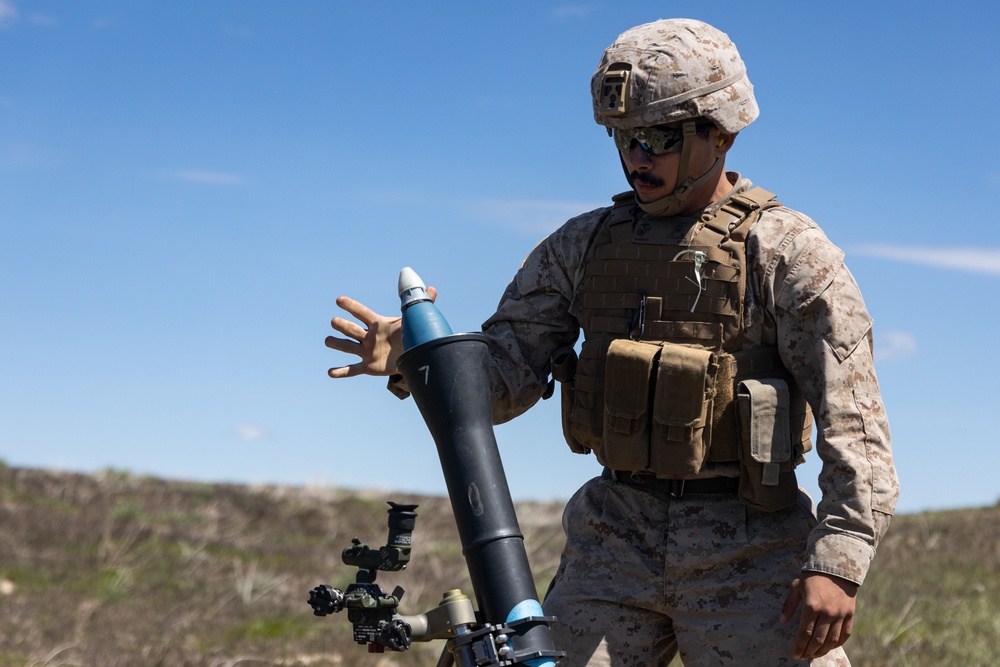 Garnet Rattler Suppressing Mortar Fire