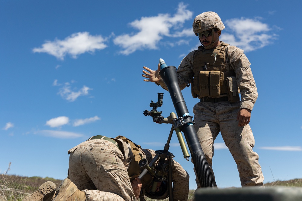 Garnet Rattler Suppressing Mortar Fire