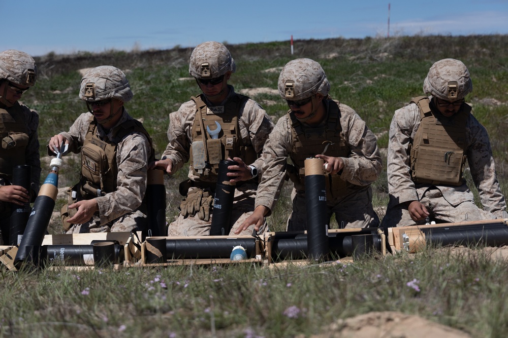 Garnet Rattler Suppressing Mortar Fire