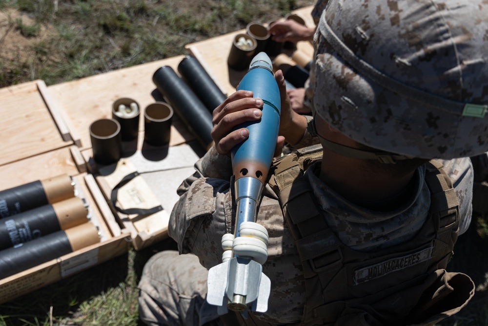 Garnet Rattler Suppressing Mortar Fire