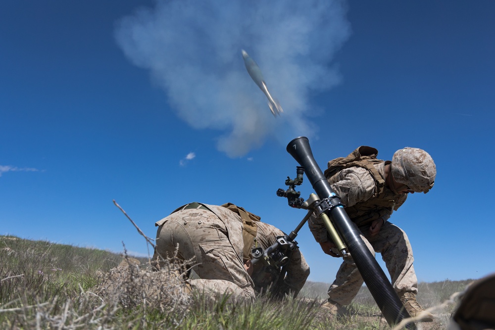 Garnet Rattler Suppressing Mortar Fire