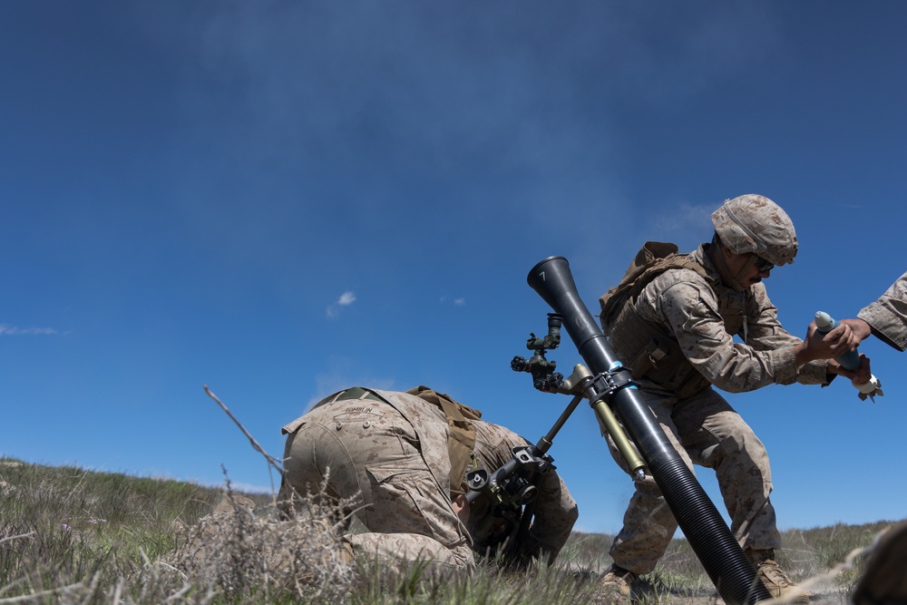 Garnet Rattler Suppressing Mortar Fire