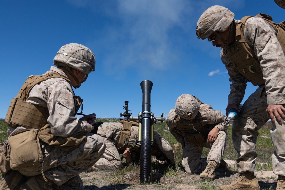 Garnet Rattler Suppressing Mortar Fire