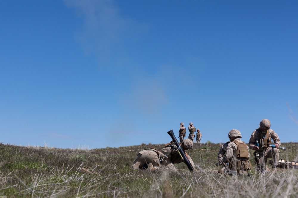 Garnet Rattler Suppressing Mortar Fire