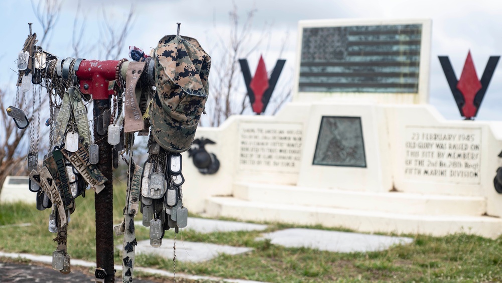 Kadena Airmen tour Iwo Jima