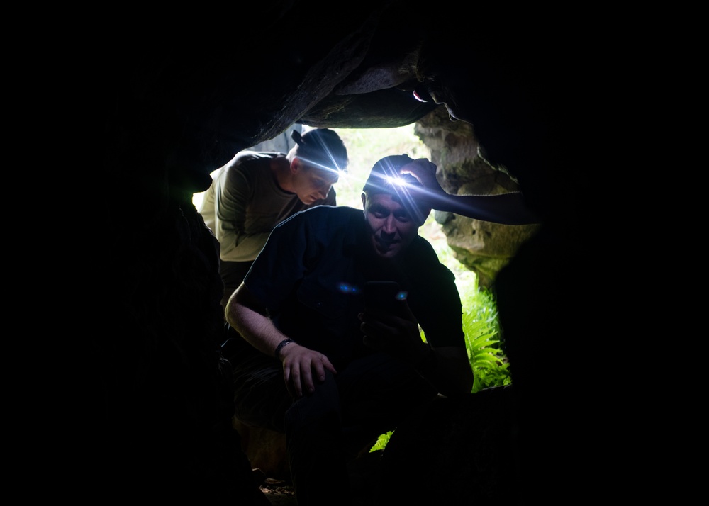 Kadena Airmen tour Iwo Jima