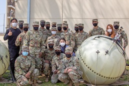 Eighth Army trains rotational Soldiers on Inflatable Satellite Antenna