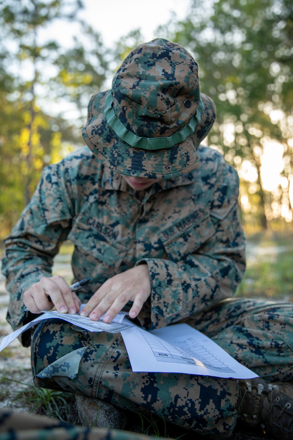 Atlantic Dragon | Marines with CLR-37 participate in land navigation