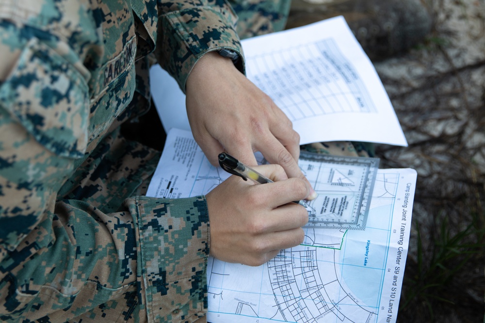 Atlantic Dragon | Marines with CLR-37 participate in land navigation