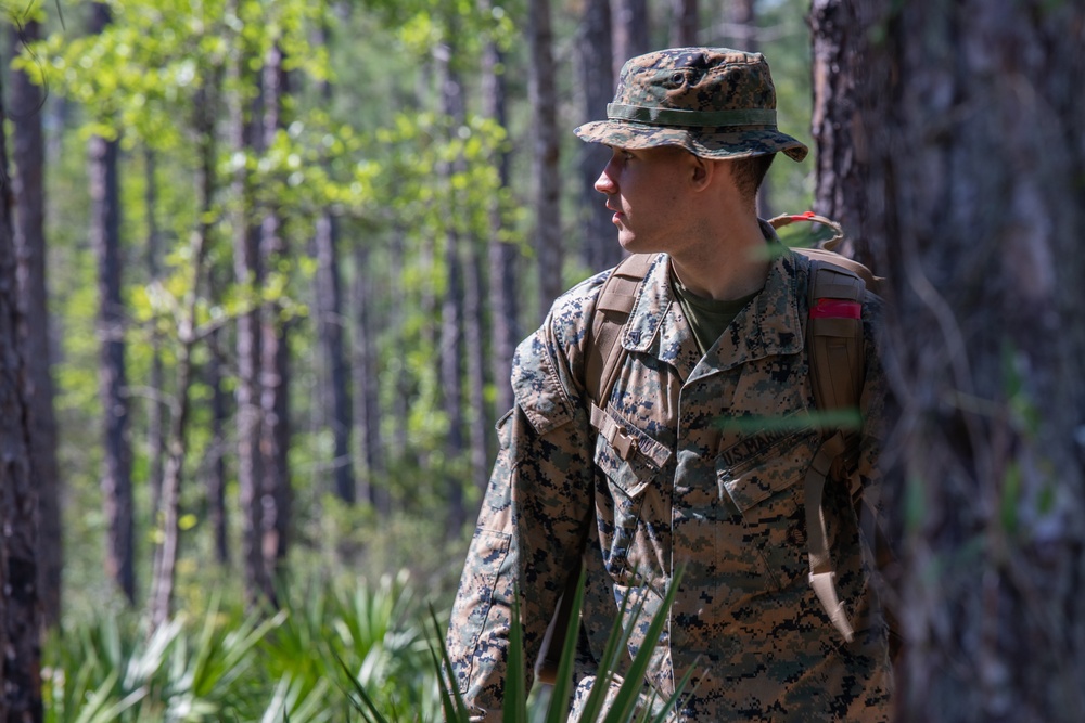 Atlantic Dragon | Marines with CLR-37 participate in land navigation