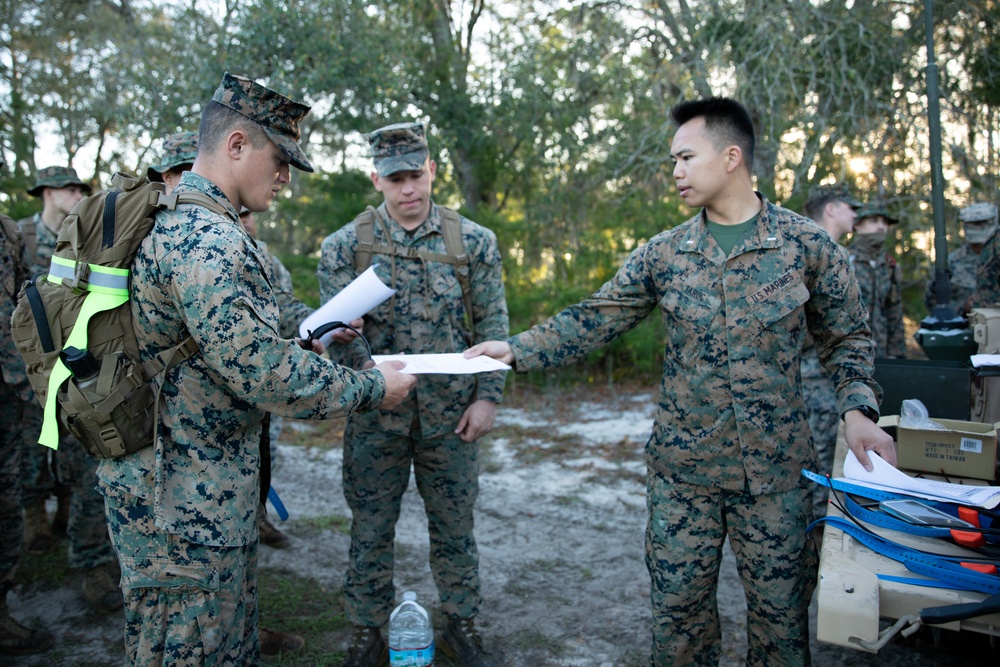 Atlantic Dragon | Marines with CLR-37 participate in land navigation
