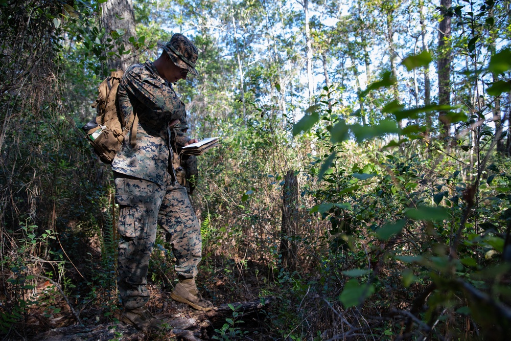 Atlantic Dragon | Marines with CLR-37 participate in land navigation