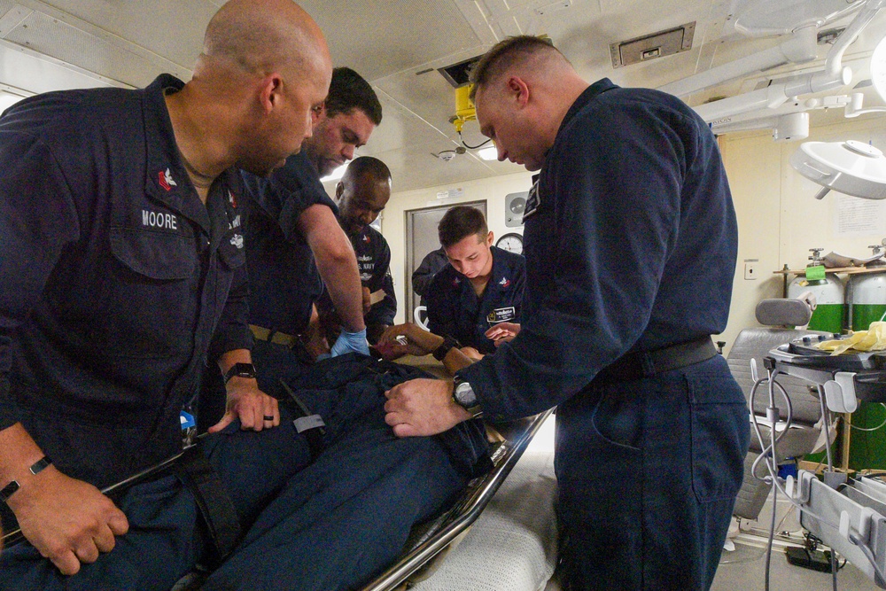 USS John P. Murtha (LPD 26) Mass Casualty Drill