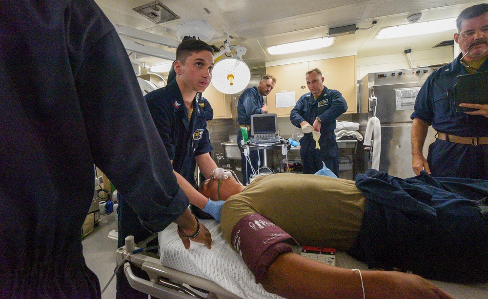 USS John P. Murtha (LPD 26) Mass Casualty Drill