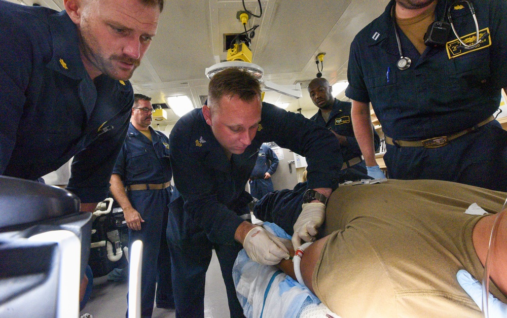 USS John P. Murtha (LPD 26) Mass Casualty Drill