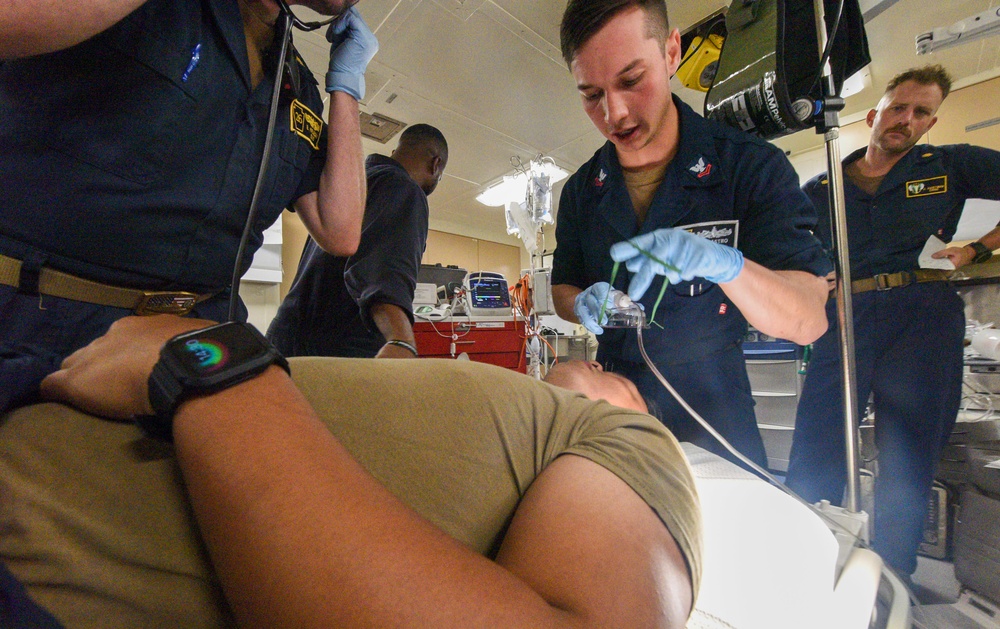 USS John P. Murtha (LPD 26) Mass Casualty Drill