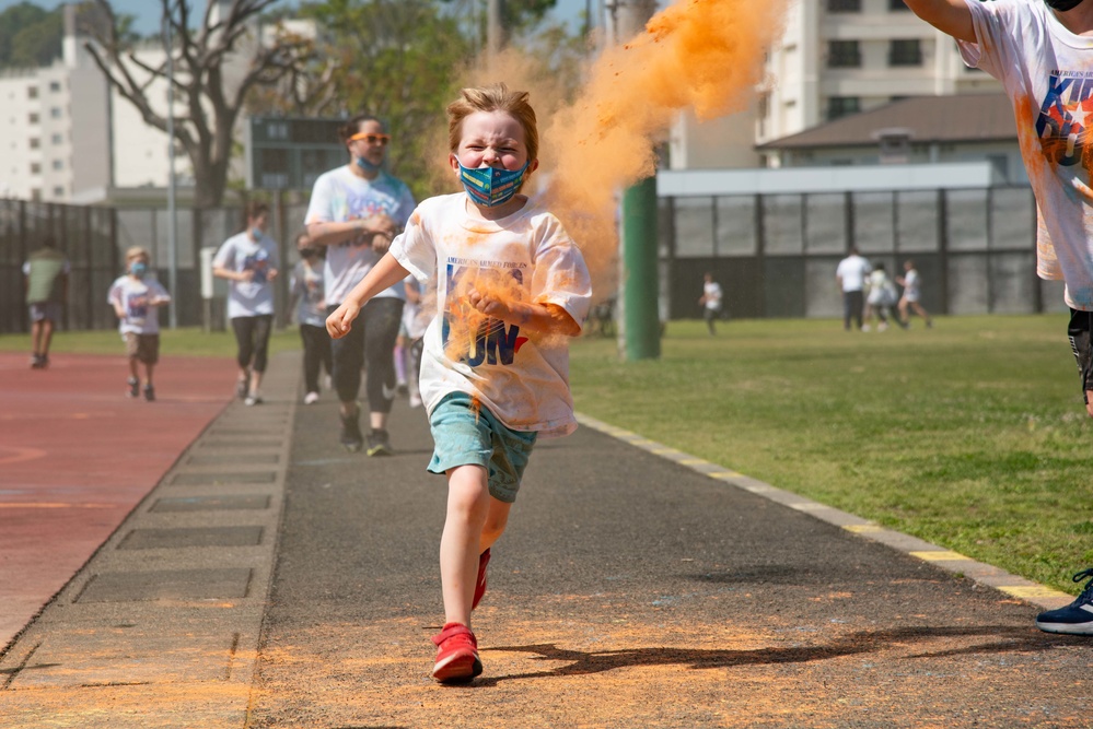 Month of the Military Child Color Run