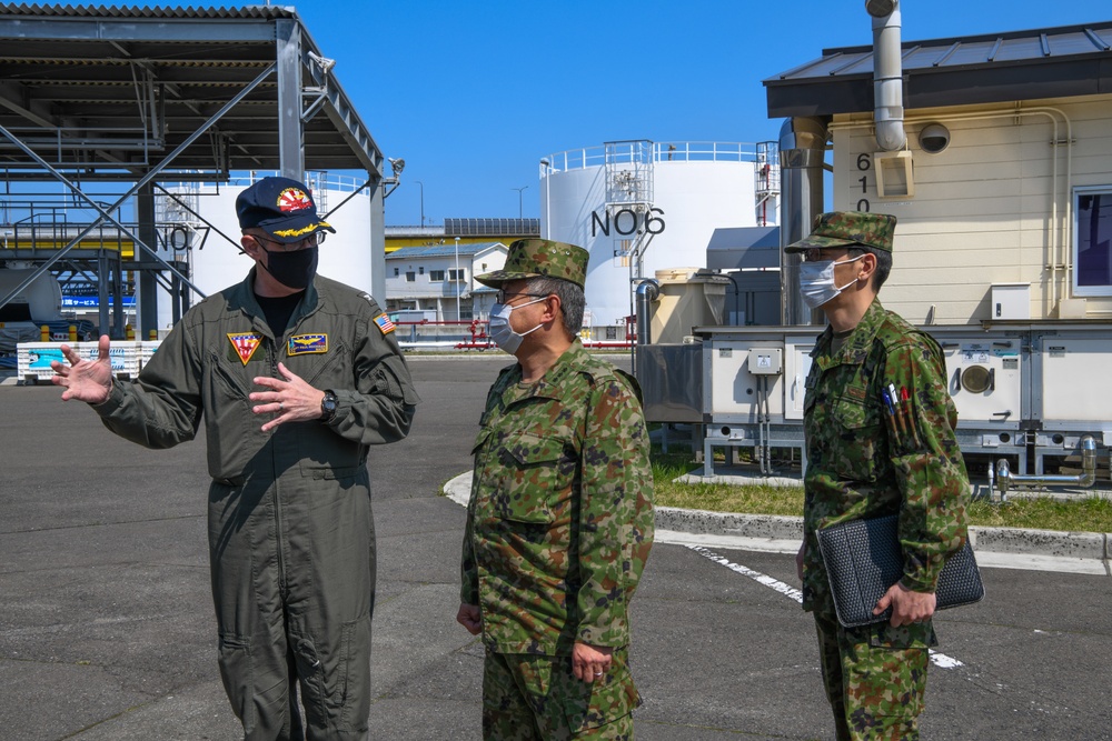 NAF Misawa CO Meets with JGSDF Leadership