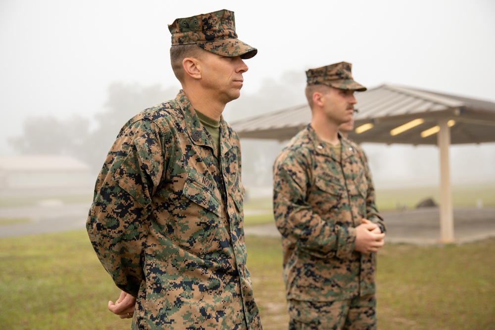 Atlantic Dragon | Marines with CLR-37 presented challenge coins