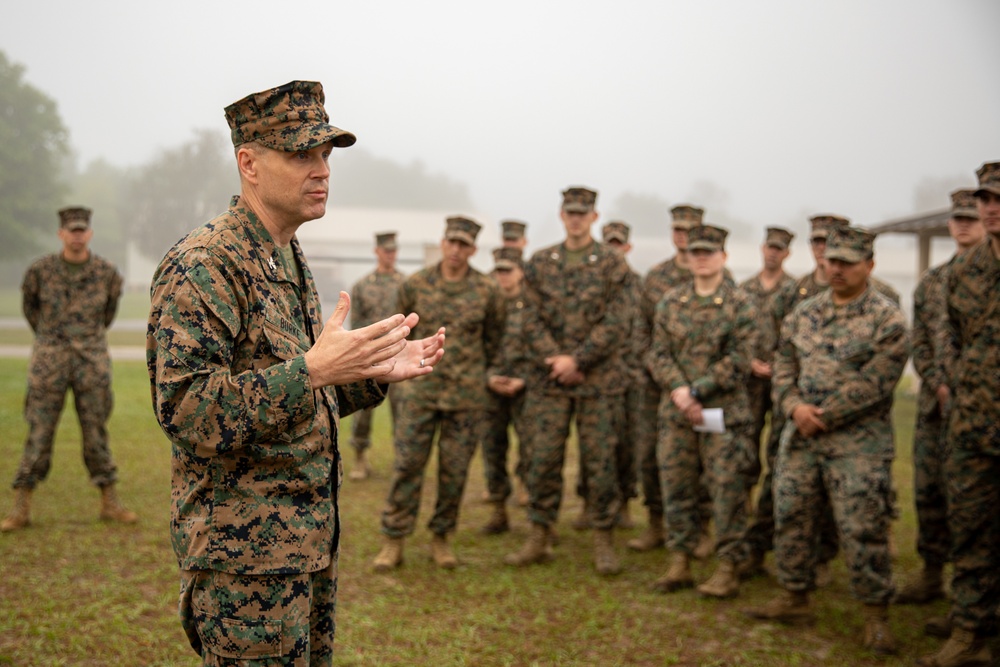 Atlantic Dragon | Marines with CLR-37 presented challenge coins