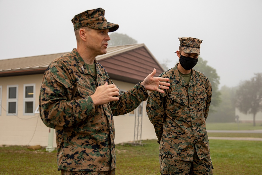 Atlantic Dragon | Marines with CLR-37 presented challenge coins