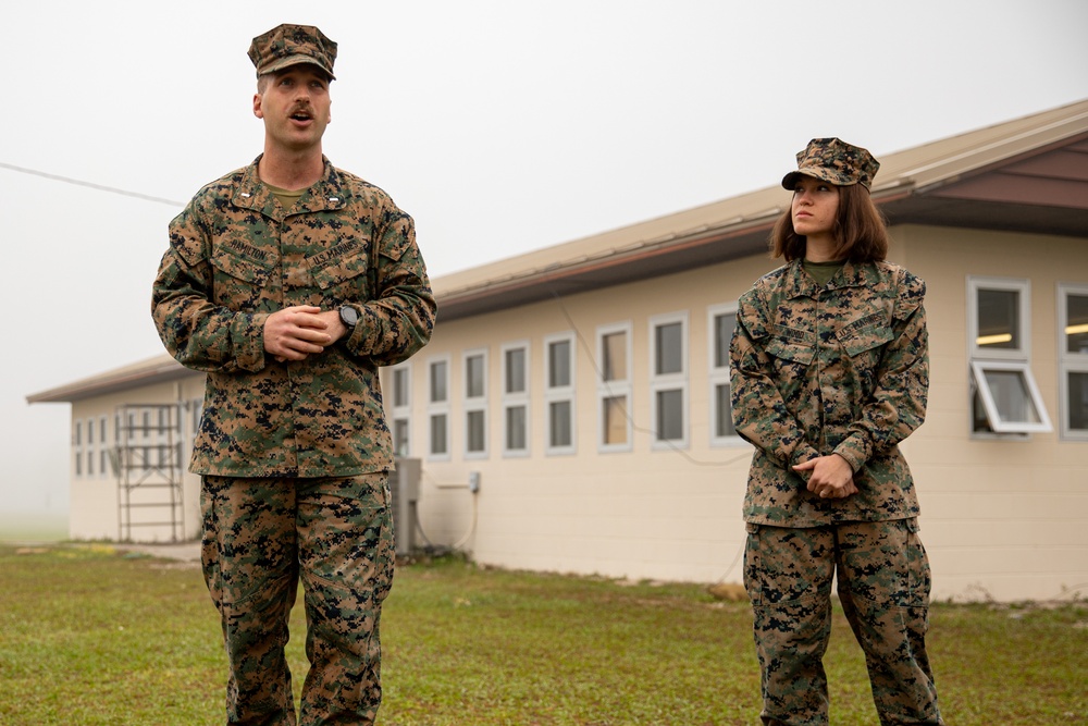 Atlantic Dragon | Marines with CLR-37 presented challenge coins