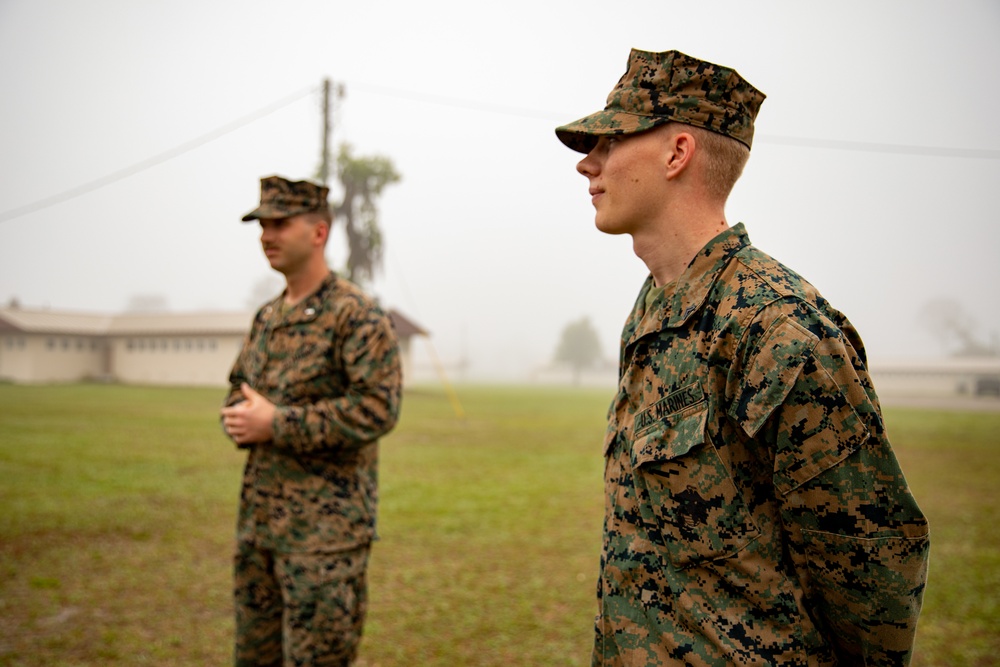 Atlantic Dragon | Marines with CLR-37 presented challenge coins