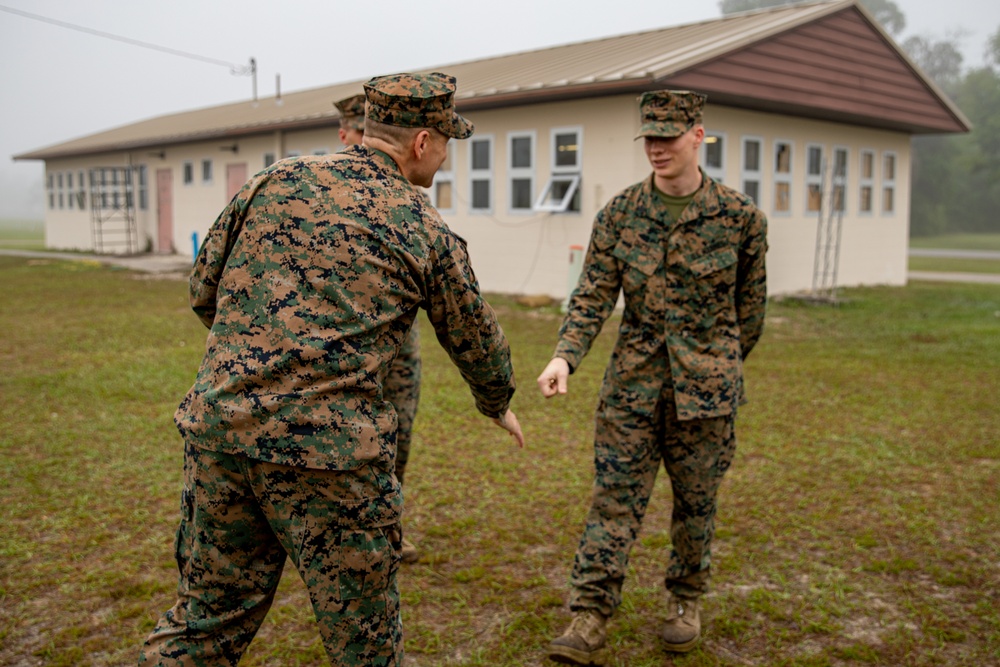 Atlantic Dragon | Marines with CLR-37 presented challenge coins