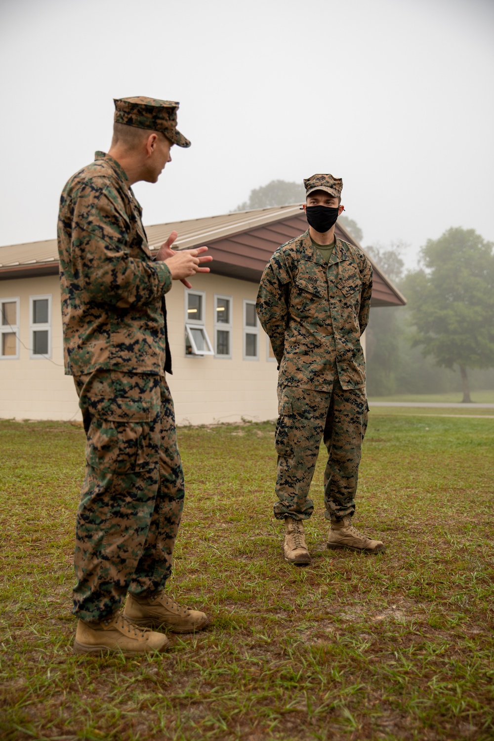 Atlantic Dragon | Marines with CLR-37 presented challenge coins