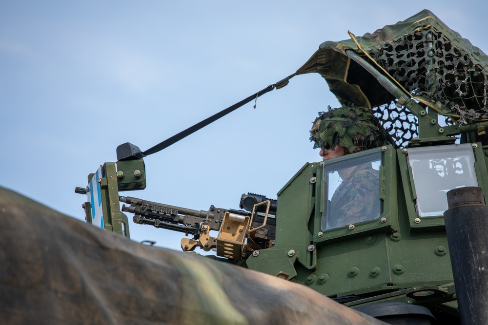Atlantic Dragon | Marines with CLR-37 conduct mounted moving range