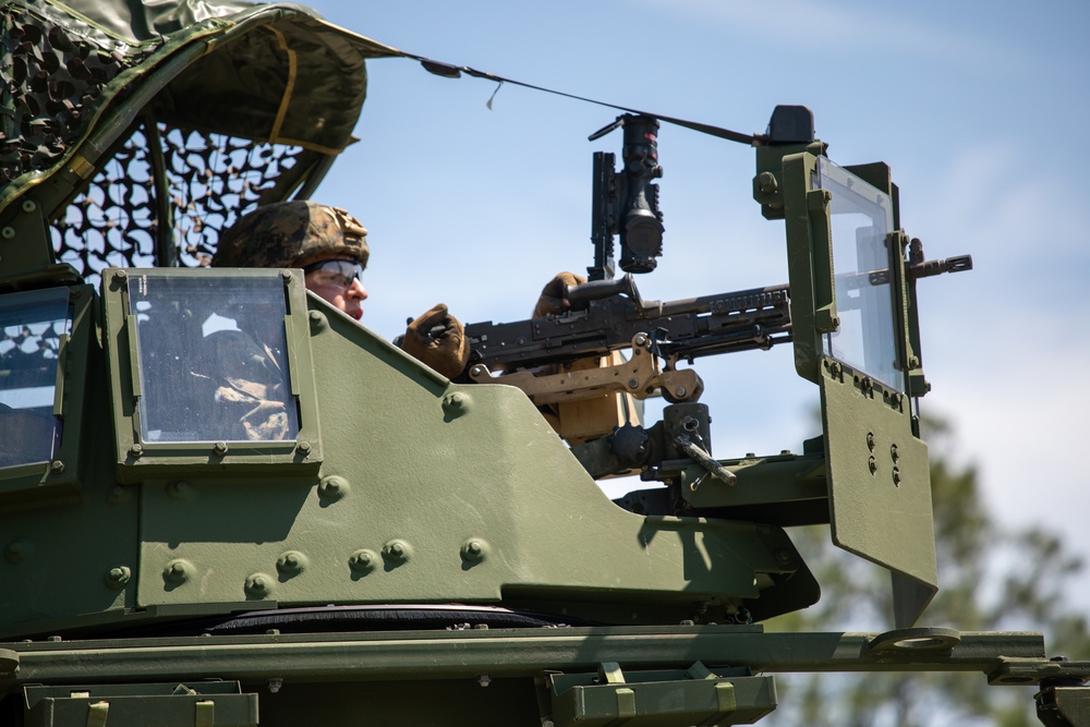 Atlantic Dragon | Marines with CLR-37 conduct mounted moving range