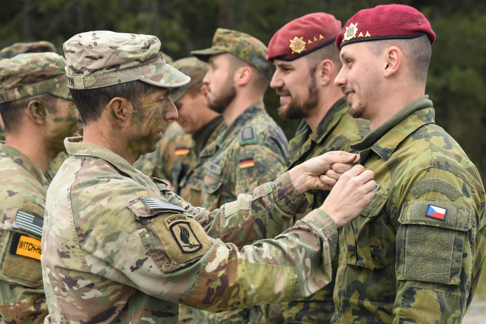 Multinational airborne operation at Grafenwoehr