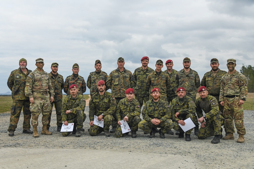 Multinational airborne operation at Grafenwoehr