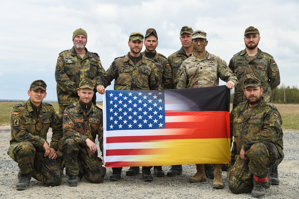 Multinational airborne operation at Grafenwoehr