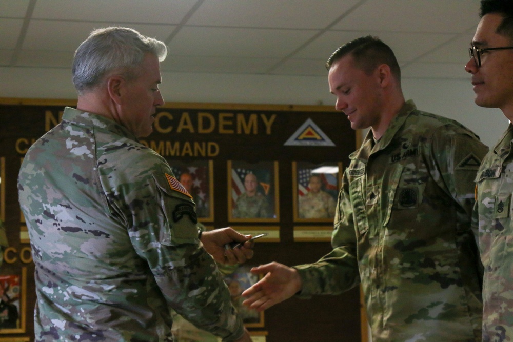 U.S. Army Europe and Africa’s Command Sgt. Maj. Pays Visit to 7ATC Non-Commissioned Officer Academy