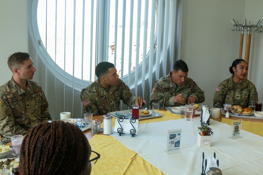 U.S. Army Europe and Africa’s Command Sgt. Maj. Pays Visit to 7ATC Non-Commissioned Officer Academy