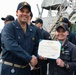 USS Ross Sailors receive awards