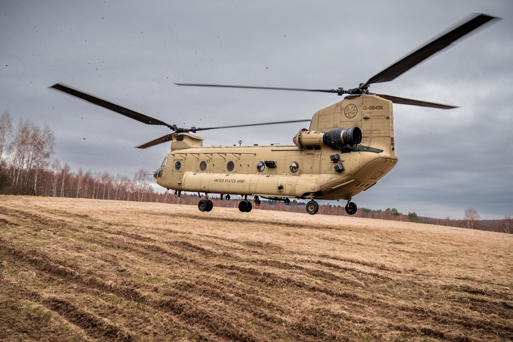 12 CAB brings muscle to joint air assault training