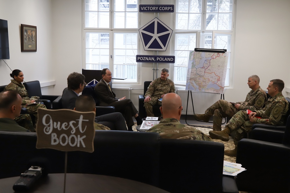 Ambassadors to Poland Visit V Corps