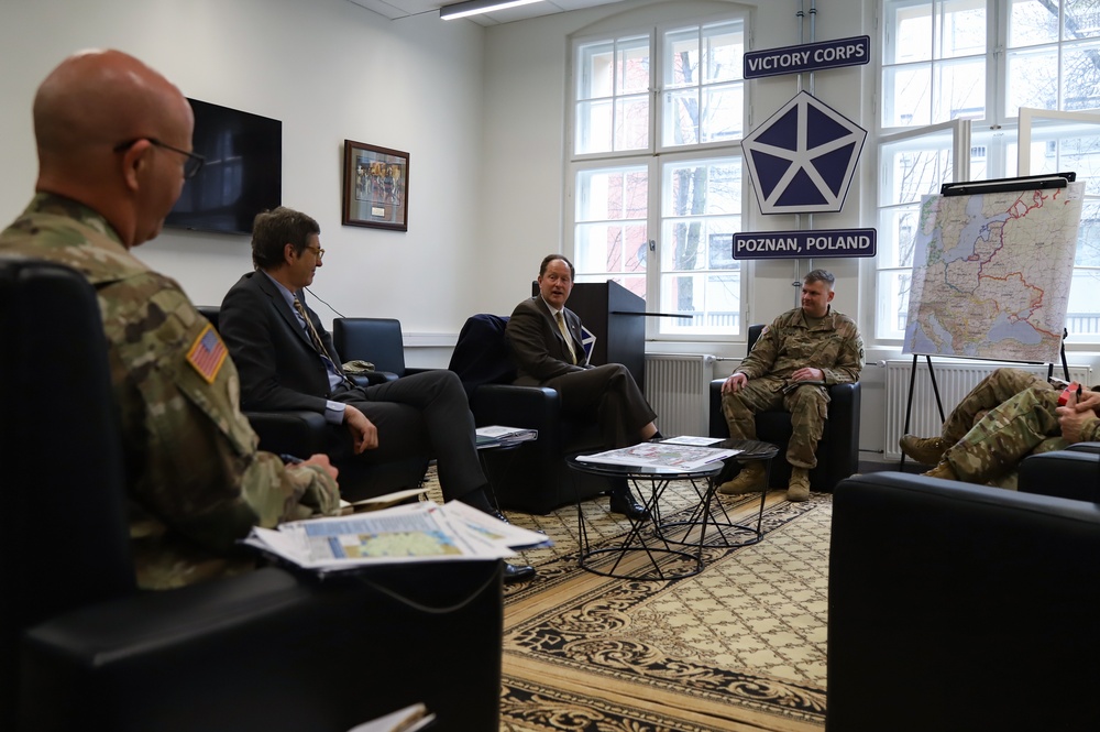 Ambassadors to Poland Visit V Corps