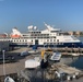 Cruise Ship Ocean Explorer docked behind Hampton Roads Naval Museum