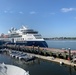 Cruise Ship Ocean Explorer docked behind Hampton Roads Naval Museum