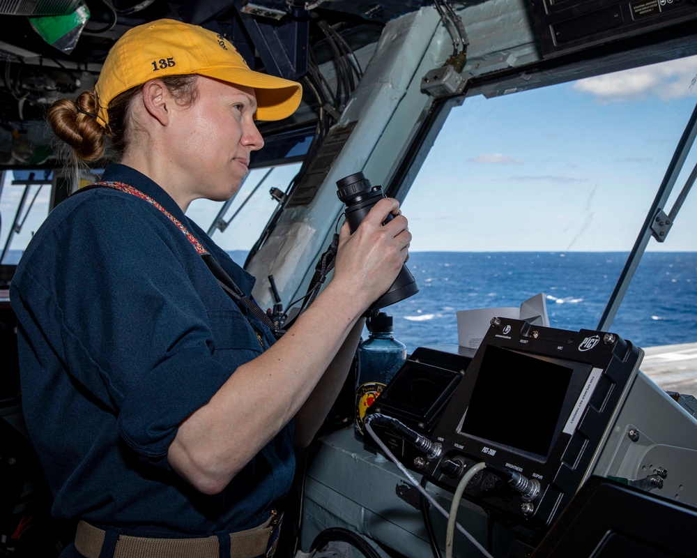 USS George H.W. Bush Highlights the Carrier Strike Group 10 Oceanography Team